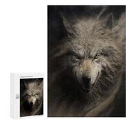 Puzzle 300 PCS Wolf's Roar Wild Spirit Puzzles pour Adultes, Jouet, Décoration Murale, Motif À Assembler, Idéal comme Cadeau pour Toute La Famille 300 PCS
