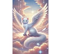 Puzzle 300 Pièces Adultes Animal Chat Ange Puzzle Difficile et Stimulant Jeux éducatif Puzzles Classiques Puzzles 300 Pièces Adultes Cadeau Stimulant 38 x 26 cm