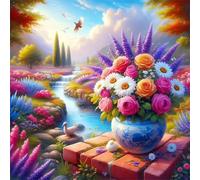 Puzzle 300 pièces Adultes Belle Colombe Fleurie, Puzzle Adulte 300 pièces, Un Puzzles Difficile, Jeu de Puzzles pour Toute la Famille, Décoration Murale Maison