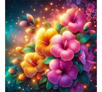 Puzzle 300 pièces Adultes Bouton de Fleur Luciole, Puzzle Adulte 300 pièces, Un Puzzles Difficile, Jeu de Puzzles pour Toute la Famille, Décoration Murale Maison