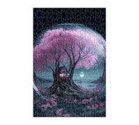 Puzzle 300 Pièces Adultes Cabane Rose de Rêve 40x28 cm Jeu Éducatif Jeu de Création et Logique Concentration, Cadeau Garcon et Fille, Puzzle Adulte 300 Pièces