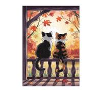 Puzzle 300 Pieces Adultes Chat Dessin Animé, Défis Amusants Détente Créativité Puzzle Impossible, Puzzles pour Adultes 300 Pièces 38 x 26 cm