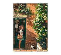 Puzzle 300 Pieces Adultes Chatte, Défis Amusants Détente Créativité Puzzle Impossible, Puzzles pour Adultes 300 Pièces 38 x 26 cm