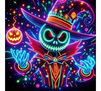 Puzzle 300 Pièces Adultes Clown d'halloween 35x35cm 300 pièces Puzzles pour Adultes Jeu éducatif défi Jouet, Puzzle Impossible pour Toute la Famille