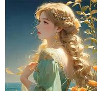 Puzzle 300 pièces Adultes Fille du Palais de la Plage, Puzzle Adulte 300 pièces, Un Puzzles Difficile, Jeu de Puzzles pour Toute la Famille, Décoration Murale Maison