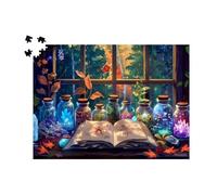 Puzzle 300 Pièces Adultes Fleurs Feuilles Puzzle Difficile et Stimulant Jeux éducatif Puzzles Classiques Puzzles 300 Pièces Adultes Cadeau Stimulant 38 x 26 cm