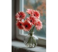 Puzzle 300 Pièces Adultes Fleurs Marguerite Roses, Défis Amusants Parfait pour la Détente Créativité, Puzzle 300 Pieces 40 x 28 cm