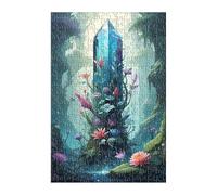 Puzzle 300 Pièces Adultes Floral Rêve 40x28 cm Jeu Éducatif Jeu de Création et Logique Concentration, Cadeau Garcon et Fille, Puzzle Adulte 300 Pièces