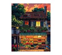 Puzzle 300 Pieces Adultes Fruits Rue, Défis Amusants Détente Créativité Puzzle Impossible, Puzzles pour Adultes 300 Pièces 38 x 26 cm