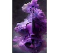 Puzzle 300 Pièces Adultes Nuages Violets Violon 38 x 26 cm, Jeux éducatif, Divertissement Créatif, Puzzle Classique, Jeu Difficile Puzzles 300 Pièces