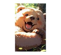 Puzzle 300 Pieces Adultes Ours, Défis Amusants Détente Créativité Puzzle Impossible, Puzzles pour Adultes 300 Pièces 38 x 26 cm