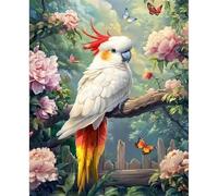 Puzzle 300 Pieces Adultes Perroquet Blanc Animal, Puzzle pour Adulte 300 Pièces Jeu éducatif défi Jouet Activité Familiale Parfaite, Puzzles de Décoration Familiale