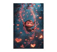 Puzzle 300 Pieces Adultes Singe Animal, Défis Amusants Détente Créativité Puzzle Impossible, Puzzles pour Adultes 300 Pièces 38 x 26 cm