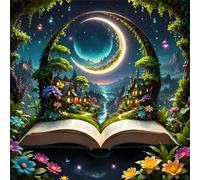 Puzzle 300 pièces Adultes Village de la Lune arquée, Puzzle Adulte 300 pièces, Un Puzzles Difficile, Jeu de Puzzles pour Toute la Famille, Décoration Murale Maison