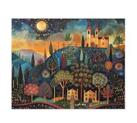 Puzzle 300 Pièces Adultes Ville Dessin Animé Puzzle Difficile et Stimulant Jeux éducatif Puzzles Classiques Puzzles 300 Pièces Adultes Cadeau Stimulant 38 x 26 cm