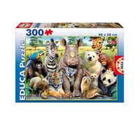 Puzzle 300 pcs Photo de classe des Animaux - multicolore TU