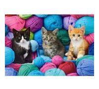 Puzzle 300 pièces : Chatons dans le magasin de laine