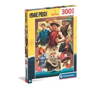 Clementoni | Puzzle Super One Piece pour Enfants 9 Ans+ | 300 Pièces | Dimensions 48,5 x 33,5 cm | Développement Logique et Manuel | Activité sans écran | Idée Cadeau Enfant