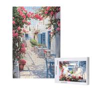 Puzzle 300 Pièces Italie Puzzle Rue Motifs,Puzzles Bois Adulte avec Boîte Cadeau,Loisirs Créatifs Adultes DIY Activite Manuelle,Cadeau Anniversaire Homme Femme,Décoration Intérieure,40x28cm,p1610t