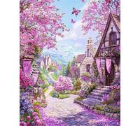Puzzle 300 pièces Jeux éducatif Défi Jouets Chemin de la Maison de Campagne Puzzles Classiques Puzzle DIY Cadeaux de l'art de la Décoration Moderne