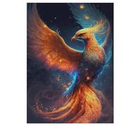 Puzzle 300 Pièces Oiseau phénix - Puzzles en Bois pour Adultes Et Enfants - Décoration D'Intérieur 42×30cm