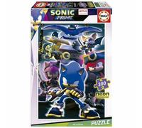 Puzzle 300 Pièces Phosphorescent - Educa - Sonic - Blanc - Enfant - 8 Ans