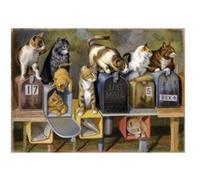 Puzzle 300 Pièces : Pièces XXL - Chats attendant le Courrier, Ravensburger G