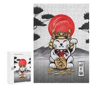 Puzzle 300 pièces pour adolescents Chanceux Chat Japonais Art Puzzles pour Adolescents Bricolage Jouet Décoration Murale Favorise L'entraînement du cerveau 300 pièces