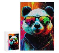 Puzzle 300 pièces pour adolescents Panda Popart Animal Puzzle pour Adultes Jouet Décoration Murale Difficile À Compléter 300 PCS