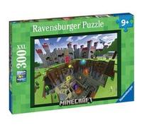 Puzzle 300 pièces XXL Ravensburger Découpe Minecraft Multicolore G