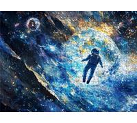 Puzzle 3000 Pieces - Abstrait Espace 122x81 cm Puzzles pour Adultes - Puzzle 3000 Pièces Adultes - avec Une Boîte d'emballage Exquise - Jeu d'Activités Familiales - Cadeau Femmes & Hommes s7h-77