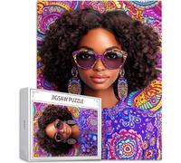 Puzzle 3000 Pièces Adultes Afrique, Puzzle 3000 Pièces Parfaitement Imbriquées Lettres au Dos, Femme Impossible Difficile Puzzles pour Adultes et Adolescents pour Hommes et Femmes Cadeaux H-1266