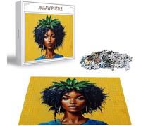 Puzzle 3000 Pièces Adultes Afrique, Puzzle 3000 Pièces Parfaitement Imbriquées Lettres au Dos, Femme Impossible Difficile Puzzles pour Adultes et Adolescents pour Hommes et Femmes Cadeaux H-7971