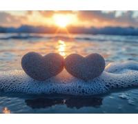 Puzzle 3000 Pièces Adultes Amour Puzzles Classiques Coucher de Soleil, n-1 | Puzzle en Bois 122x81cm, Puzzles Familial, Détente et Divertissement, Cadeau Femme, Tableau Decoration Murale