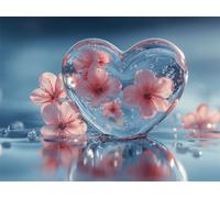 Puzzle 3000 Pièces Adultes Amour Puzzles Classiques Fleur de pêche, n-2 | Puzzle en Bois 122x81cm, Puzzles Familial, Détente et Divertissement, Cadeau Femme, Tableau Decoration Murale