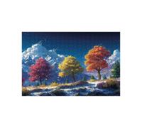 Puzzle 3000 Pieces Adultes Arbre Puzzle 3000 Pieces Bois Paysage, Puzzles Classiques Jeux Réflexion pour Toute la Famille Réunie, Puzzles Adulte pour Printemps Decoration Murale 80 x 120 Cm LZPT-01066