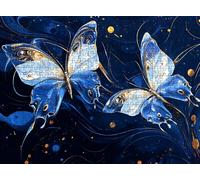 Puzzle 3000 Pieces Adultes, Challenge Casse-Tête Difficile, Format 122 x 81 cm, Puzzle Bois Coloré pour Détente, Jeu de Société Famille, Impossible Classique Jigsaw Puzzles Bleu rêve f0-601