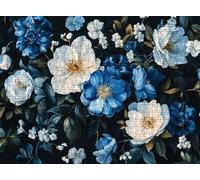 Puzzle 3000 Pieces Adultes, Challenge Casse-Tête Difficile, Format 122 x 81 cm, Puzzle Bois Coloré pour Détente, Jeu de Société Famille, Impossible Classique Jigsaw Puzzles Fleur Rétro f0-379