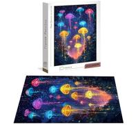 Puzzle 3000 Pièces Adultes Ciel étoilé, Puzzle 3000 Pièces Parfaitement Imbriquées Lettres au Dos, Méduse Jeu éducatif défi Joue Art Puzzles Classiques, pour Adultes et Adolescents 122 x 81 cm B-7386