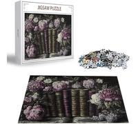 Puzzle 3000 Pièces Adultes Fleur, Puzzle 3000 Pièces Parfaitement Imbriquées Lettres au Dos, Livre Impossible Difficile Puzzles pour Adultes et Adolescents pour Hommes et Femmes, Cadeaux Noël H-312