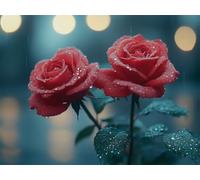 Puzzle 3000 Pièces Adultes Fleur Puzzles Classiques Rose, n-283 | Puzzle en Bois 122x81cm, Puzzles Familial, Détente et Divertissement, Cadeau Femme, Tableau Decoration Murale