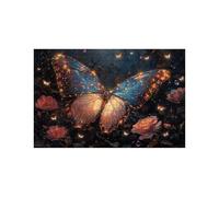 Puzzle 3000 Pieces Adultes Papillon Puzzle 3000 Pieces Bois Onirique, Puzzles Classiques pour Toute la Famille Réunie, Puzzles Adulte pour Printemps Decoration Murale 80 x 120 cm LZPT-01316