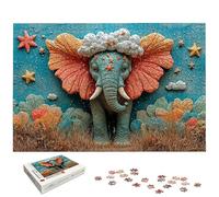 Puzzle 3000 Pièces Adultes, Puzzle 3000 Pieces Éléphant pour Adultes, Grand Puzzles Bois Animaux avec Boite, Jeu de Concentration pour Toute la Famille, pour Décoration Maison, Cadeau Femme, -6479