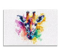 Puzzle 3000 Pièces Adultes, Puzzle Animal pour Adulte Débutant, 122x80 cm Grand Puzzles Girafe avec Boite, Jeu de Concentration pour Adultes, Puzzles Bois pour Décoration Maison, Cadeau Femme, -3424
