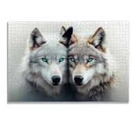 Puzzle 3000 Pièces Adultes, Puzzle Animal pour Adulte Débutant, 122x80 cm Grand Puzzles Loup avec Boite, Jeu de Concentration pour Adultes, Puzzles Bois pour Décoration Maison, Cadeau Femme, -2554