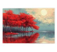 Puzzle 3000 Pièces Adultes, Puzzle Automne pour Adulte, Grand Puzzles Bois avec Boite Cadeau, Jeu de Concentration pour Adultes, 3000 Pièces Puzzles pour Décoration Murale Maison, Cadeau Femme, B-80