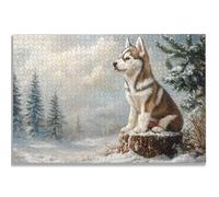 Puzzle 3000 Pièces Adultes, Puzzle Chien pour Adulte Débutant, 122x80 cm Grand Puzzles Hiver avec Boite, Jeu de Concentration pour Adultes, Puzzles Bois pour Décoration Maison, Cadeau Femme, -1792