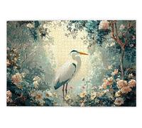 Puzzle 3000 Pièces Adultes, Puzzle Grue pour Adulte, Grand Puzzles Bois avec Boite Cadeau, Jeu de Concentration pour Adultes, 3000 Pièces Puzzles pour Décoration Murale Maison, Cadeau Femme, L-56