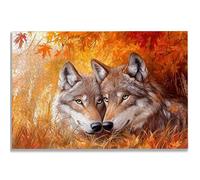 Puzzle 3000 Pièces Adultes, Puzzle Loup pour Adulte Débutant, 122x80 cm Grand Puzzles Automne avec Boite, Jeu de Concentration pour Adultes, Puzzles Bois pour Décoration Maison, Cadeau Femme, -1980