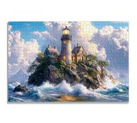 Puzzle 3000 Pièces Adultes, Puzzle Océan pour Adulte Débutant, 122x80 cm Grand Puzzles Phare avec Boite, Jeu de Concentration pour Adultes, Puzzles Bois pour Décoration Maison, Cadeau Femme, -1422